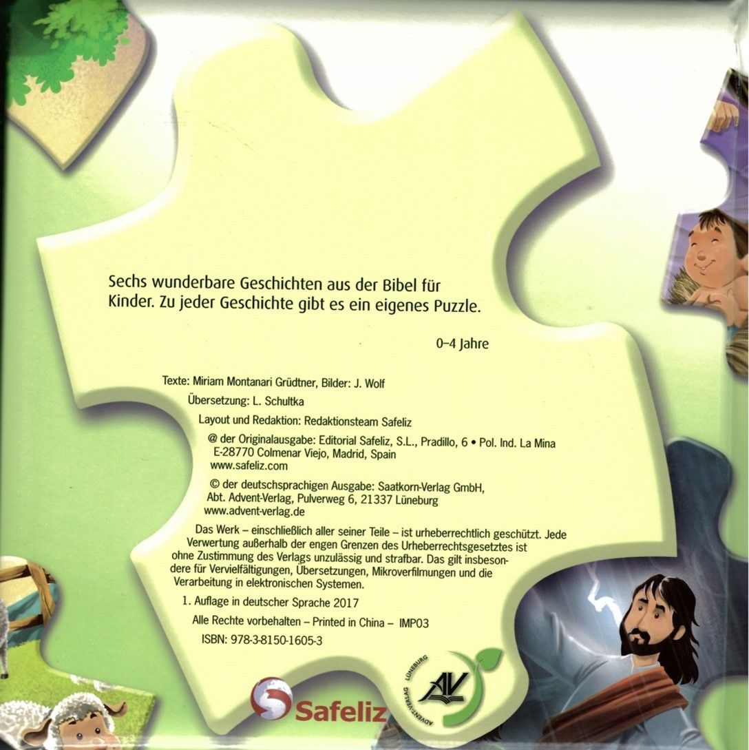 Editorial Safeliz S.L.-Puzzle Bibel - Geschichten aus dem Alten Testament_2421038_2 Editorial Safeliz S.L.-Puzzle Bibel - Geschichten aus dem Alten Testament_2421038_