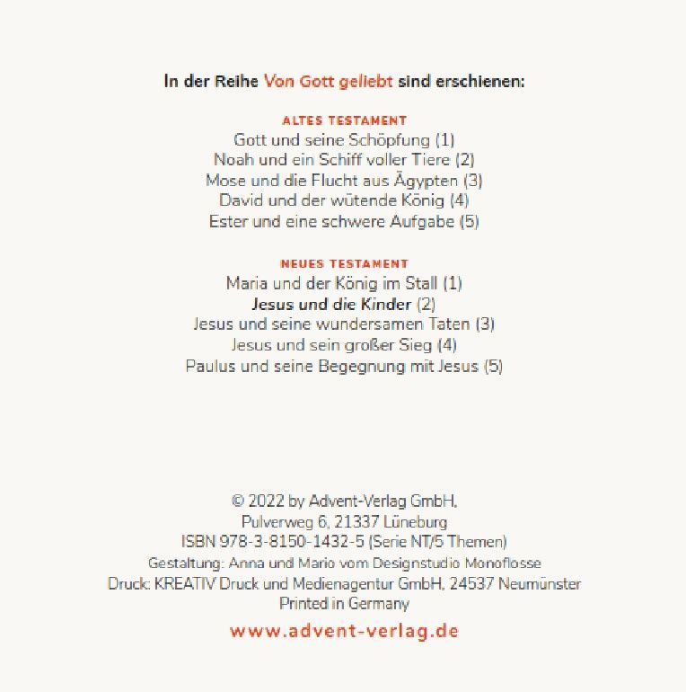 Advent-Verlag GmbH-Von Gott geliebt, Serie NT (5 Themen)_2422300_