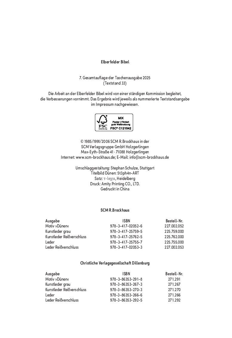 SCM Brockhaus-Bibel, Elberfelder, Brockhaus, Taschen, Dünen_2942768_3 SCM Brockhaus-Bibel, Elberfelder, Brockhaus, Taschen, Dünen_2942768_