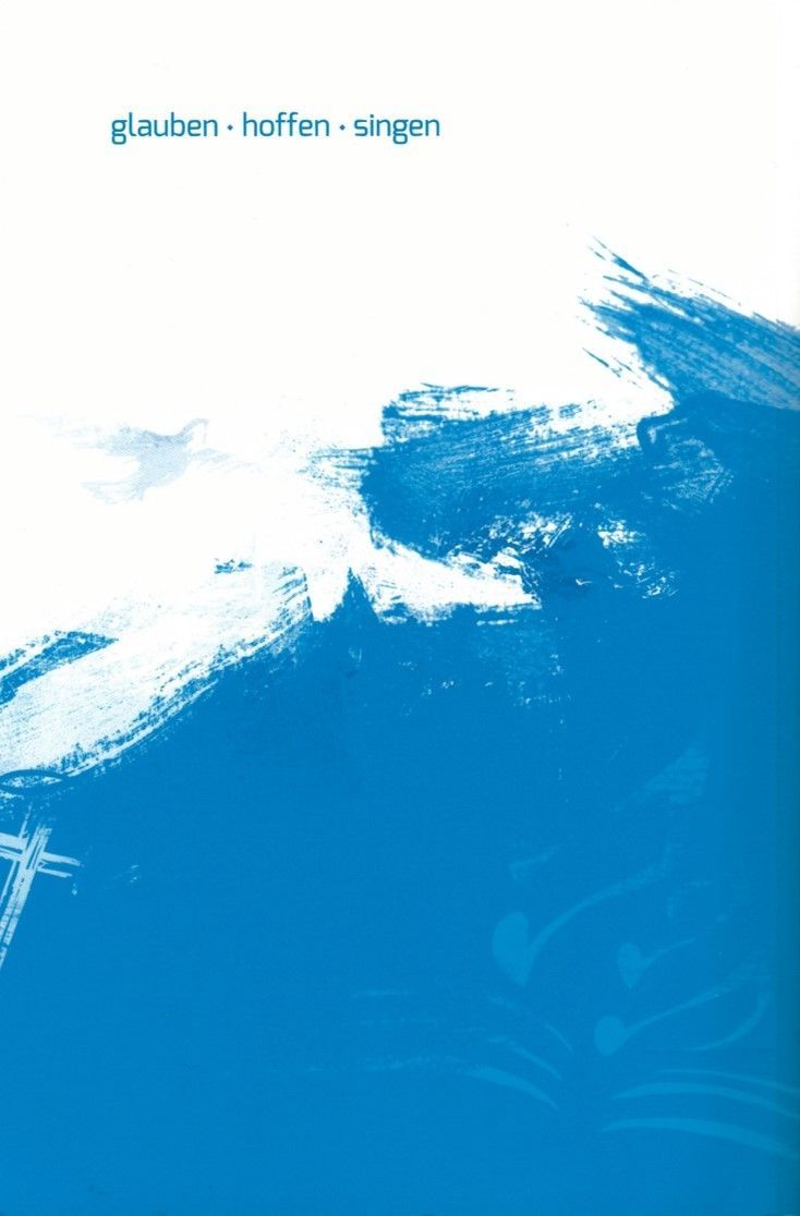 Advent-Verlag GmbH-Glauben - hoffen - singen, Softcover blau_2420156_