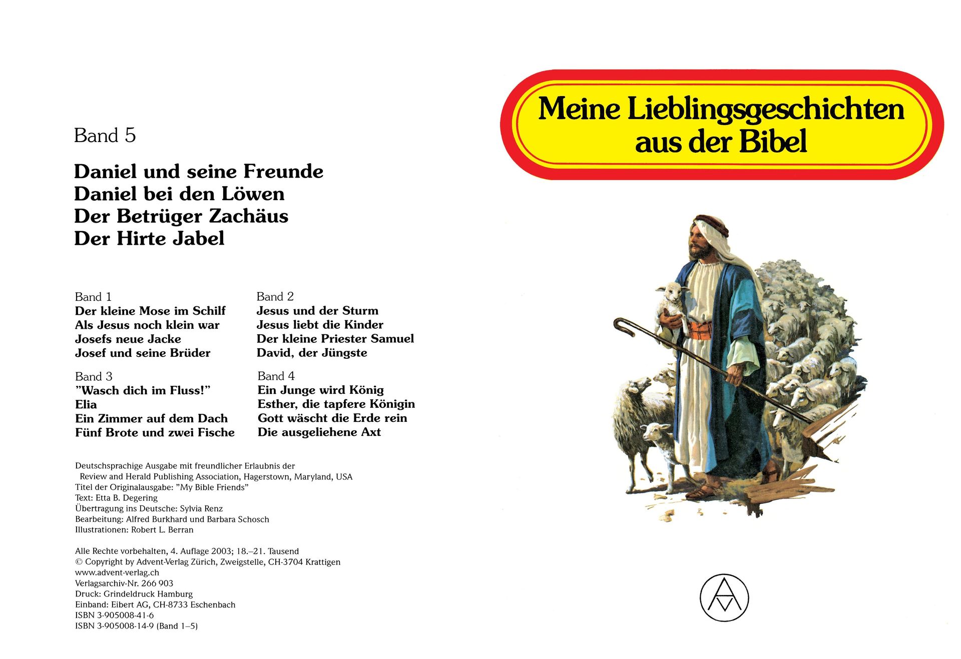Advent-Verlag Schweiz-Meine Lieblingsgeschichten, Band 5_2210244_