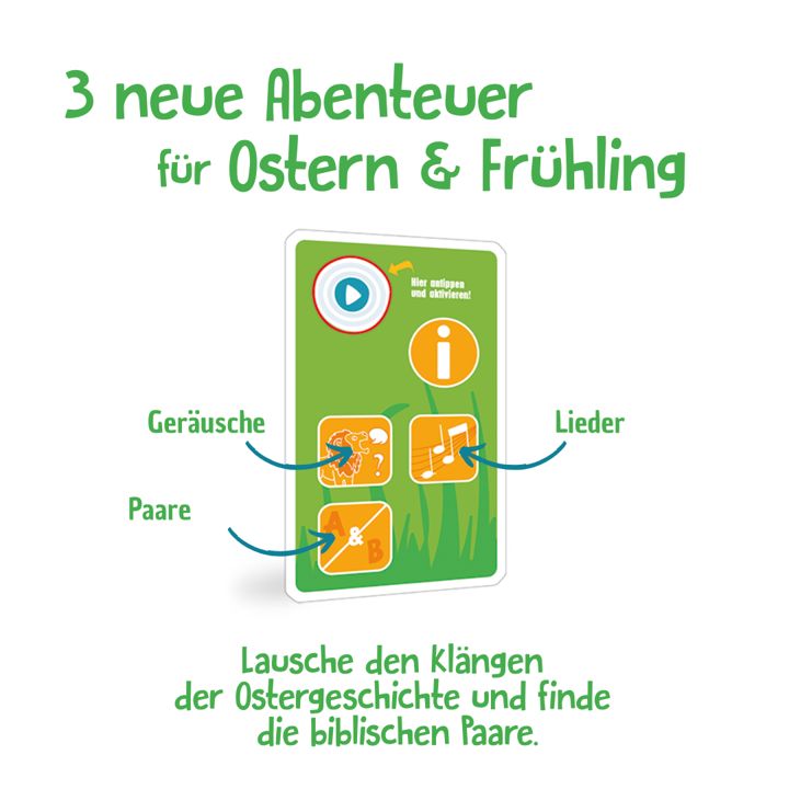 Kondoo Verlag-Bibel-Hör-Memo, Erweiterungskarte Ostern, BOOKii-Spiel_3442992_3 Kondoo Verlag-Bibel-Hör-Memo, Erweiterungskarte Ostern, BOOKii-Spiel_3442992_
