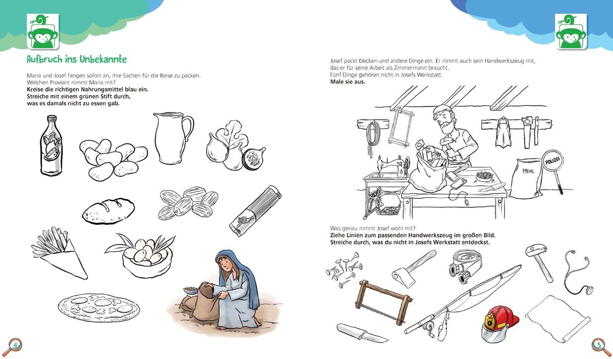 Kondoo Verlag-Malen. Spielen. Rätseln. Rund um die Geburt von Jesus, 4-6 Jahre_2442858_4 Kondoo Verlag-Malen. Spielen. Rätseln. Rund um die Geburt von Jesus, 4-6 Jahre_2442858_