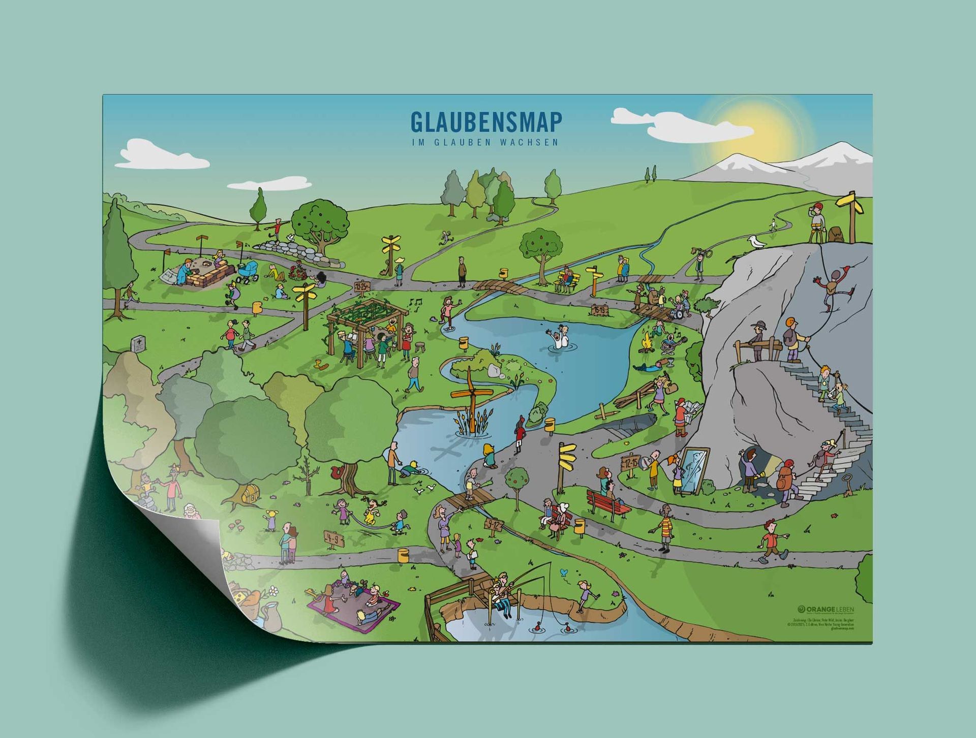 Advent-Verlag Schweiz-Glaubensmap, Tischset-Block A3_4912932_