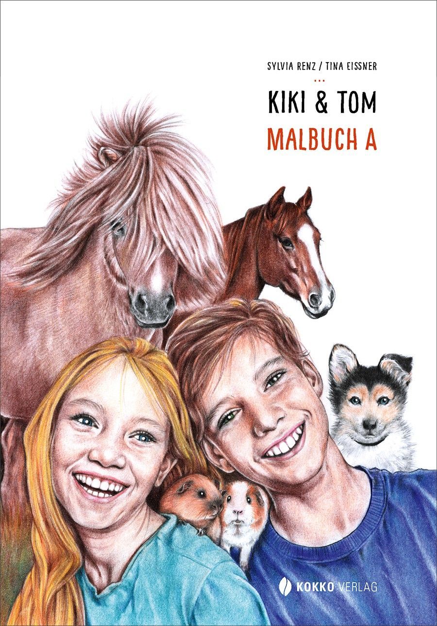 KOKKO Verlag-Kiki & Tom, Malbuch A (Hochformat)_2441722_1 KOKKO Verlag-Kiki & Tom, Malbuch A (Hochformat)_2441722_
