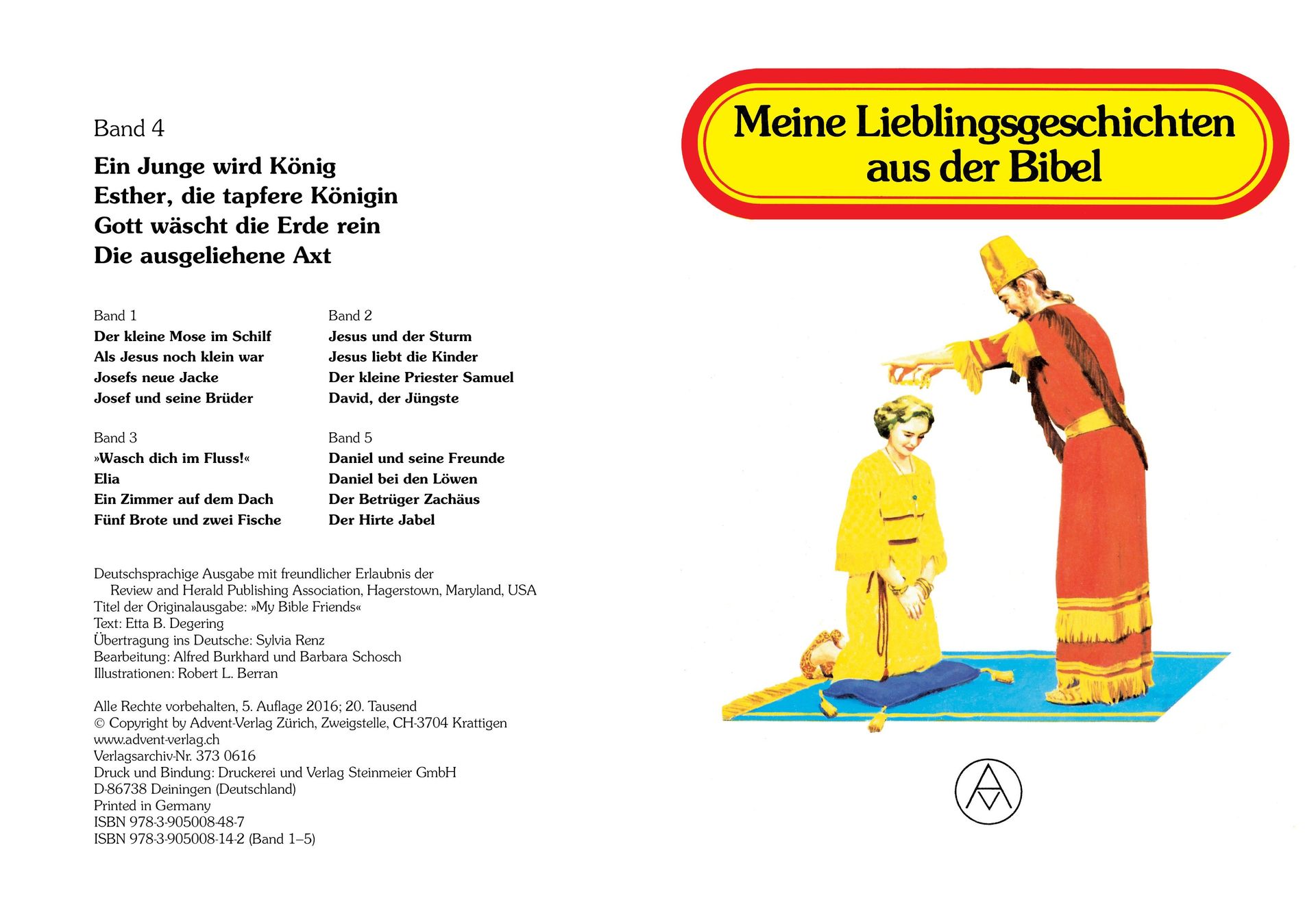 Advent-Verlag Schweiz-Meine Lieblingsgeschichten, Band 4_2210243_