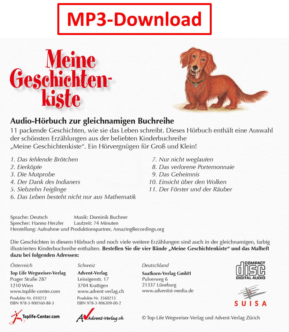 Advent-Verlag Schweiz-HB: Meine Geschichtenkiste - digitale Version (MP3-Download)_2413020_2 Advent-Verlag Schweiz-HB: Meine Geschichtenkiste - digitale Version (MP3-Download)_2413020_