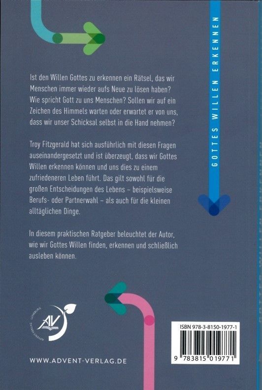 Advent-Verlag GmbH-Gottes Willen erkennen_2421489_