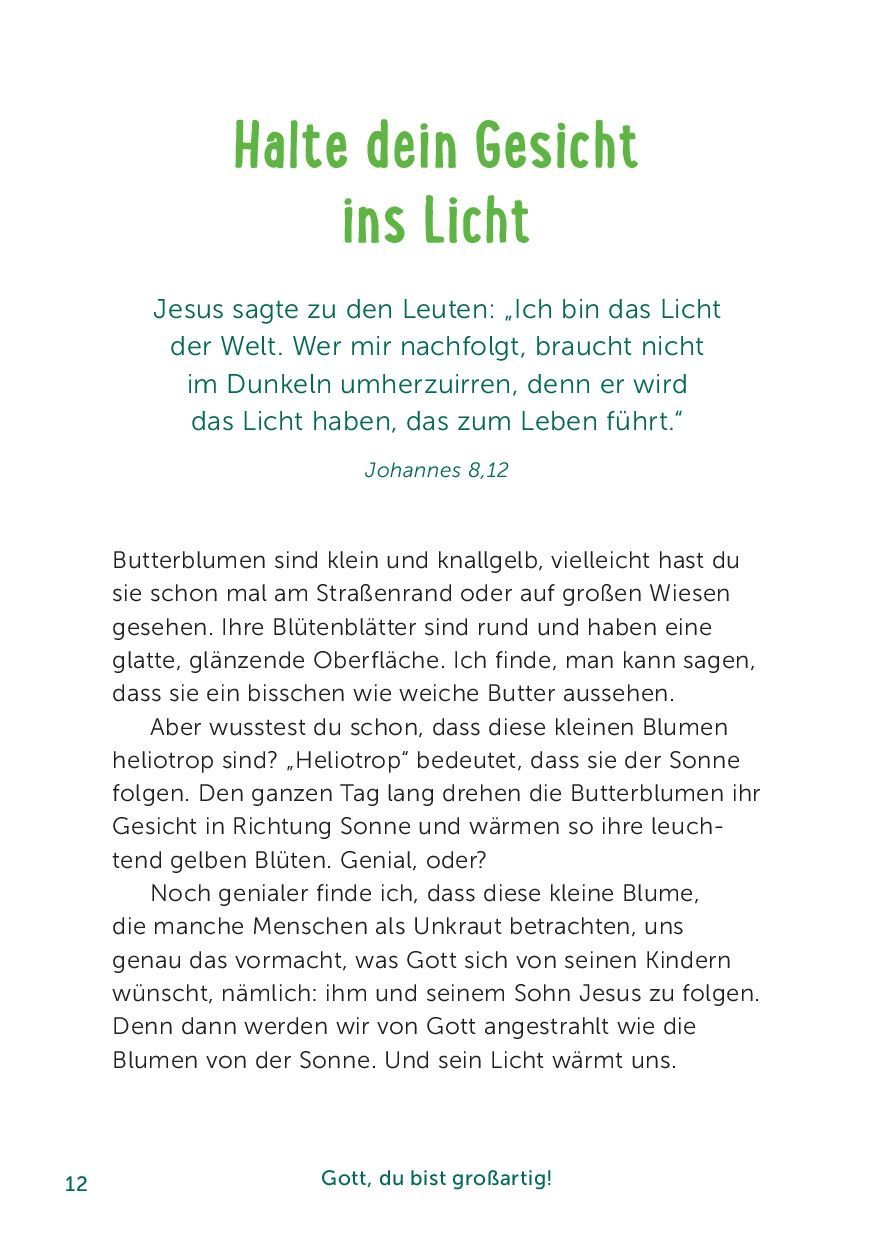 Gerth Medien-Gott, du bist grossartig (Andachtsbuch)_2942817_11 Gerth Medien-Gott, du bist grossartig (Andachtsbuch)_2942817_