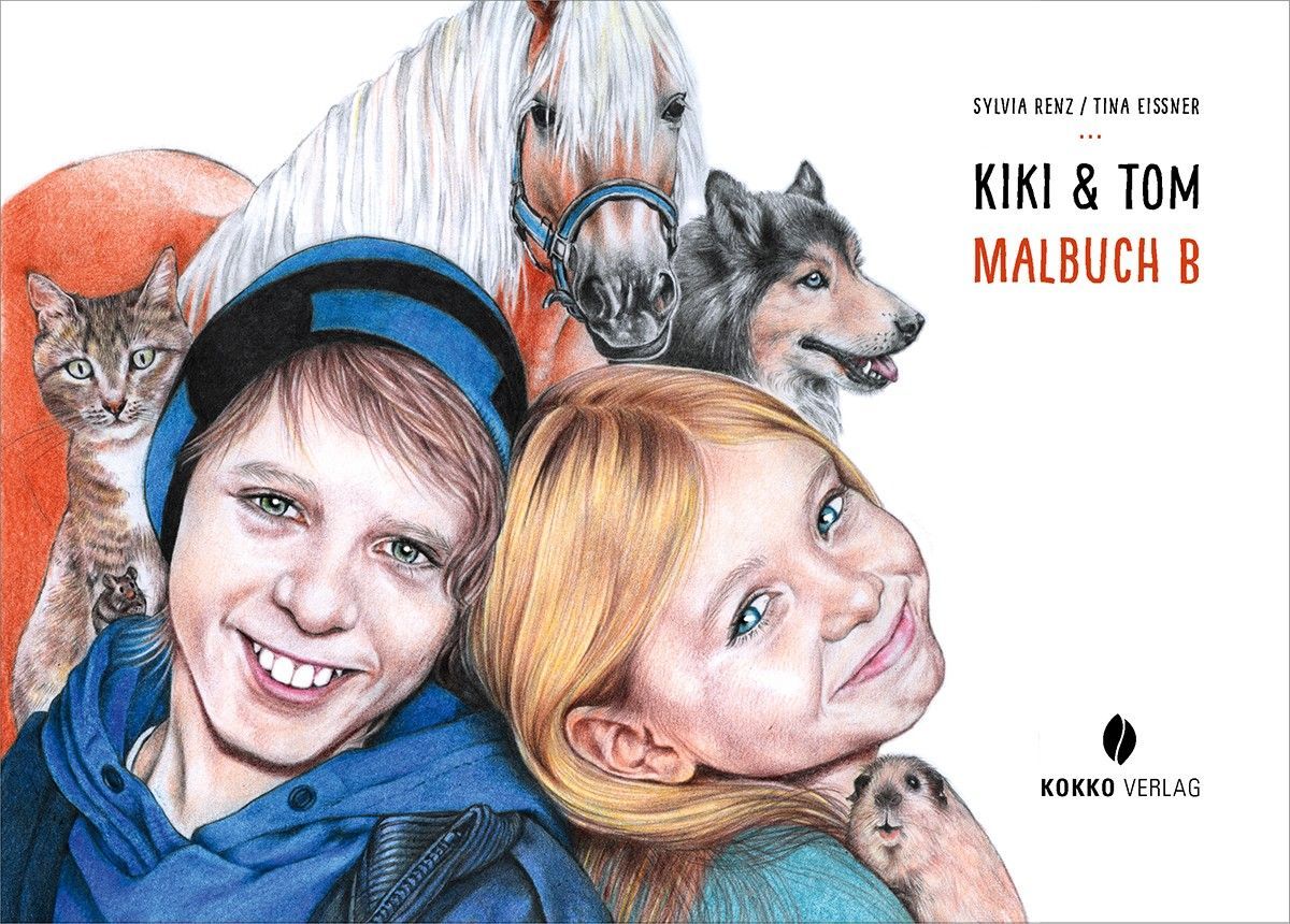 KOKKO Verlag-Kiki & Tom, Malbuch B (Querformat)_2441723_