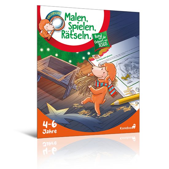 Kondoo Verlag-Malen. Spielen. Rätseln. Rund um die Geburt von Jesus, 4-6 Jahre_2442858_1 Kondoo Verlag-Malen. Spielen. Rätseln. Rund um die Geburt von Jesus, 4-6 Jahre_2442858_