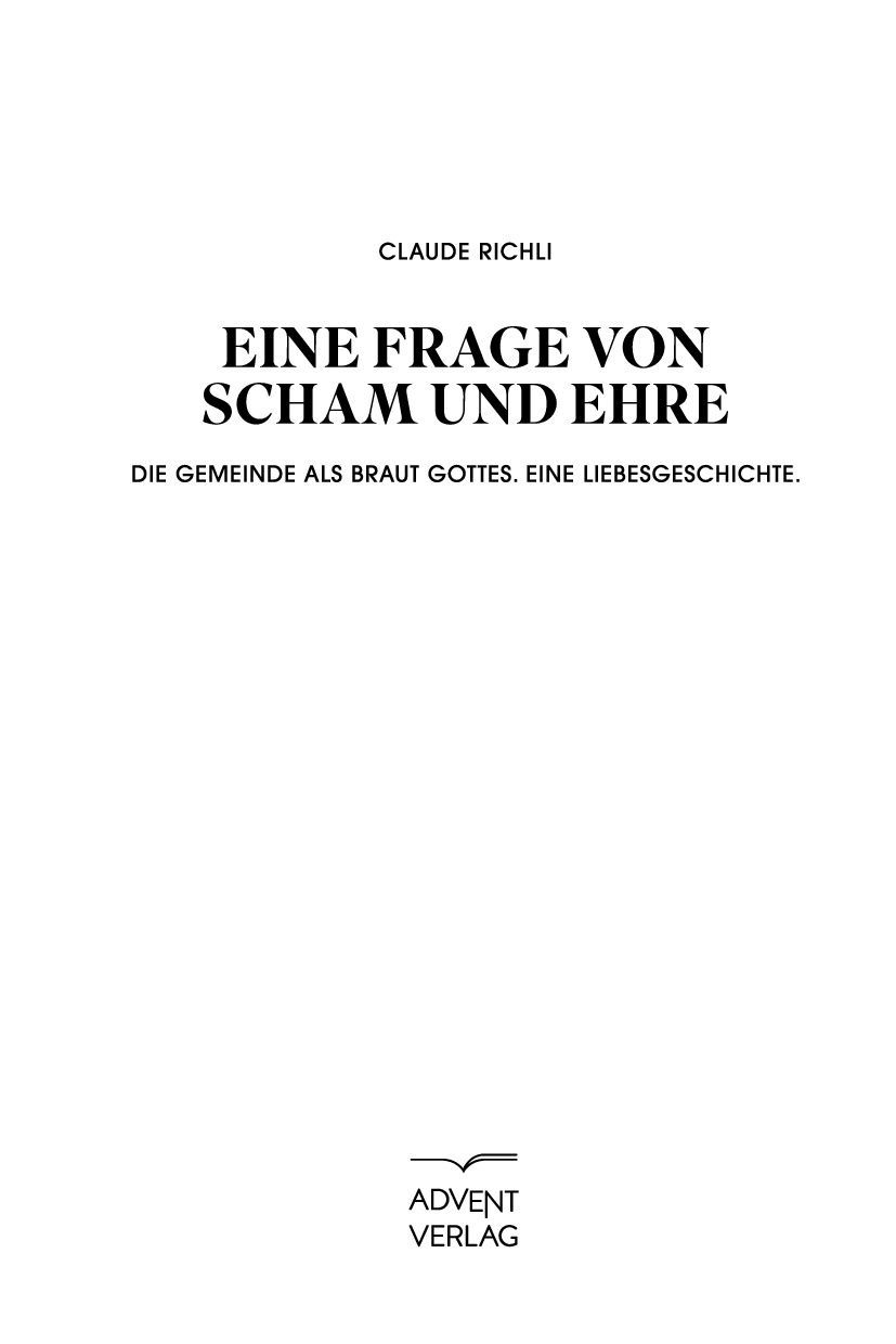 Advent-Verlag GmbH-Eine Frage von Scham und Ehre_2423092_