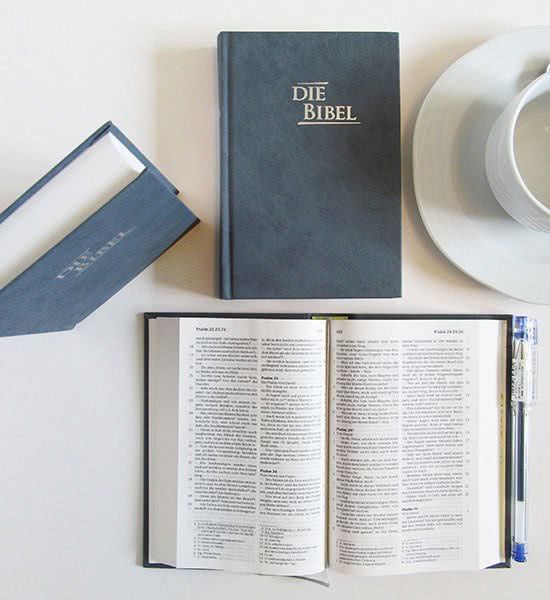 Beröa-Verlag-Bibel, Elberfelder, Hückeswagen, Pocket, grau-blau_2942940_