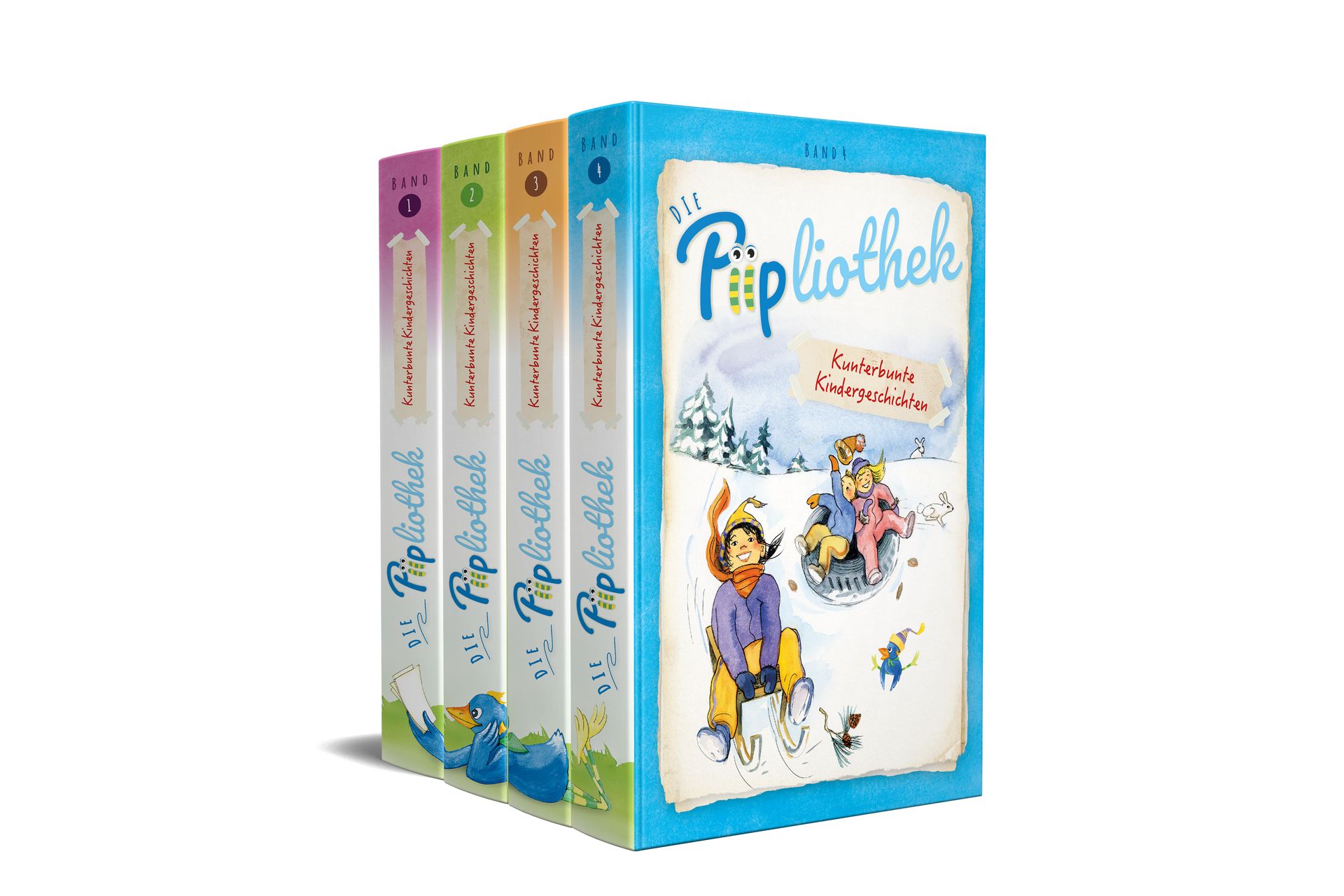 Advent-Verlag Schweiz-Serie: Die Piipliothek, Bände 1-4, Malheft_2211245_