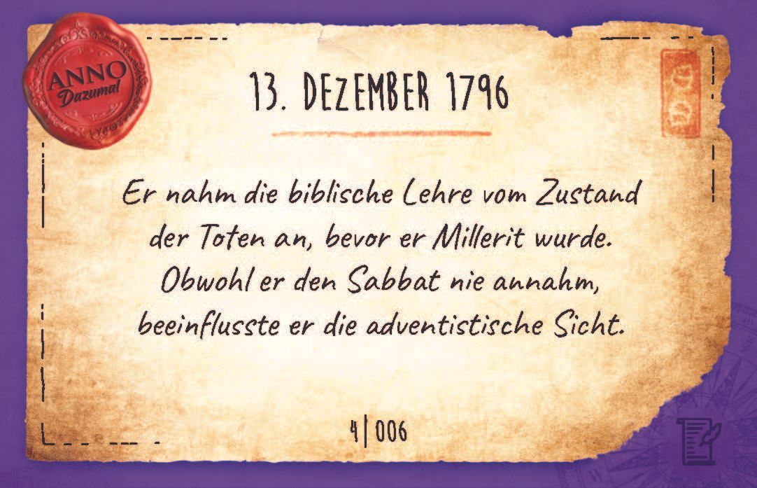 Advent-Verlag Schweiz-ANNO Dazumal, Set 4 Adventgeschichte_3612350_