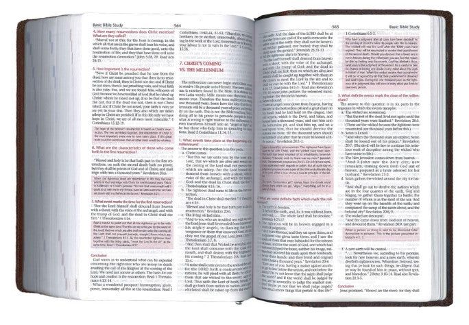 Oklahoma Academy Publishing-Bibel, Englisch, Mission Study Bible, KJV, Softleder blau-grau (Sapphire)_2541623_
